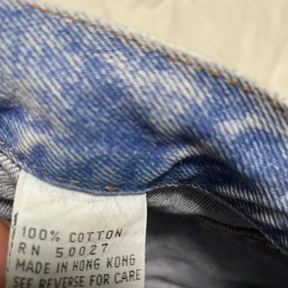 Vintage Rio by‎ Stephen Mardon distressed denim shorts size 9 - Picture 5 of 5